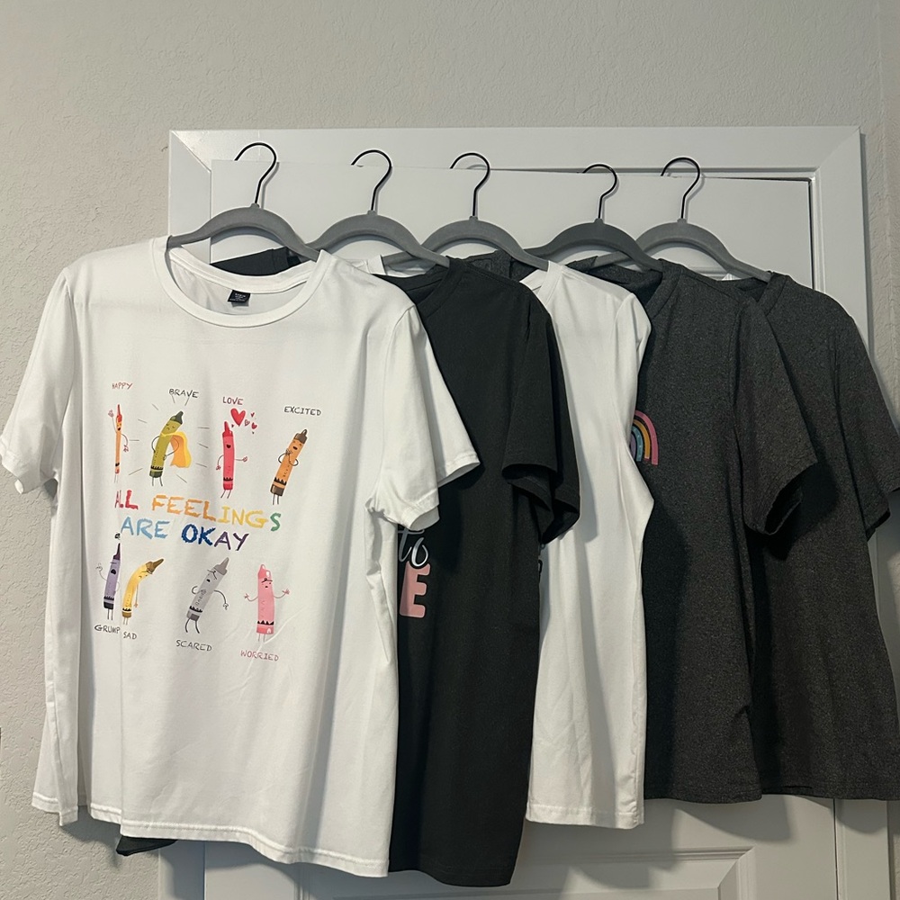5 teacher shirts